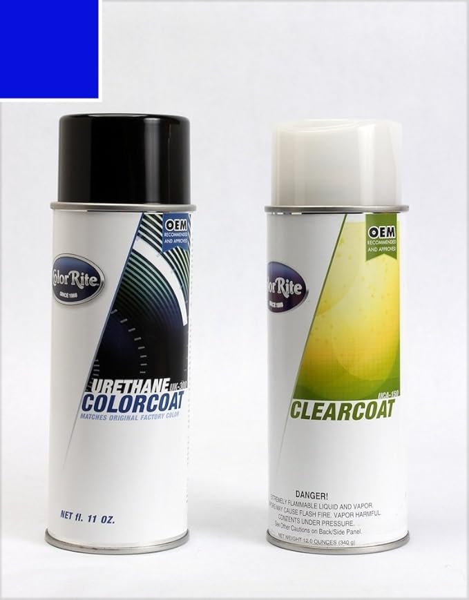 ColorRite Aerosol Automotive Touchup Paint for Ford Focus Performance Blue ColorRite Aerosol Automotive Touchup Paint for Ford Focus Performance Blue
