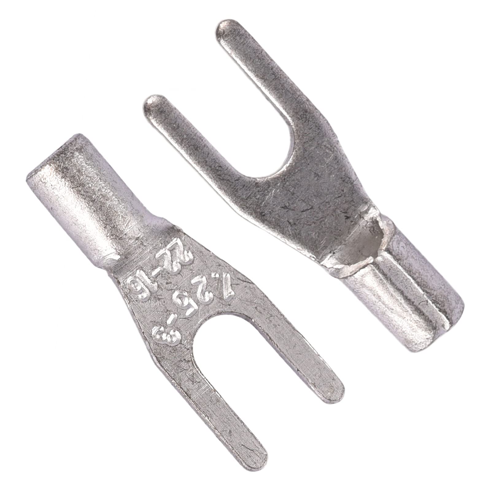 Carkio 200 PCS SNB1.25-4 Non-Insulated Fork Spade