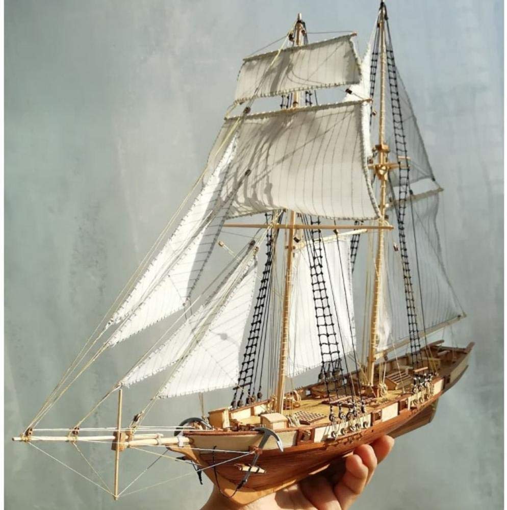 Buy LLSM Model Ship Kits To Build For Adults, Scale 1:96 Sailboat Model ...