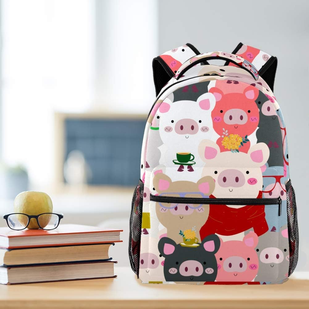Pig Party Backpacks School Bags 