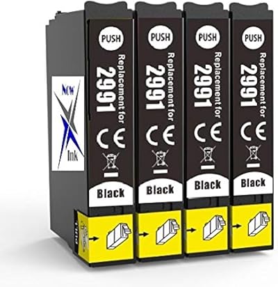 Now Ink Ltd Strawberry 29XL Black Compatible Ink Cartridges T2991 for Epson