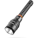 NEBO 12000 Rechargeable Flashlight with 2x Zoom, 5 Light Modes, Waterproof (IP67), and Power Bank, Bright Flashlight for Ever