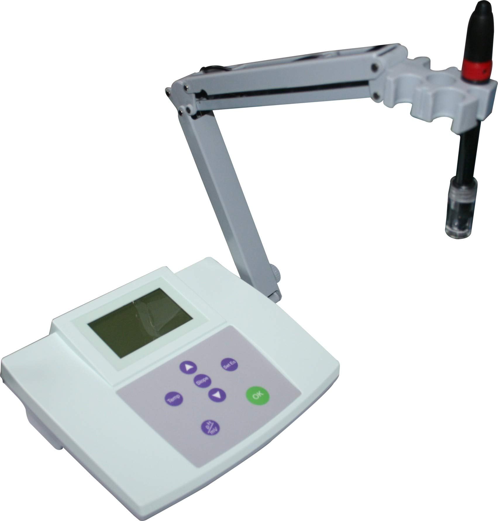 Fristaden Lab Benchtop pH Meter | 0.01 pH Accuracy | Scientific pH Meter for Soil, Wine, Beer and More | Digital Bench Top pH Meter and Electrode