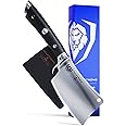 Dalstrong Meat Cleaver Knife -4.5"- Gladiator Series Elite-Heavy Duty Giftable Kitchen Knife - Black Handle-Razor Sharp Knife-Forged High Carbon German Steel -w/Sheath-NSF Certified