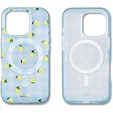 Sonix Phone Case for iPhone 16 Pro | Compatible with MagSafe | 10ft Drop Tested | Lemon Gingham