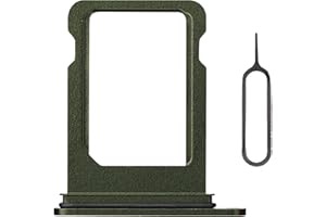 Risidamoy Single Green SIM Card Tray US Version for iPhone 13 Mini Replacement Sim Card Tray Holder Adapter with SIM Ejector Repair Replace Mobile Phone for iPhone 13mini A2626 A2628 A2629 A2630