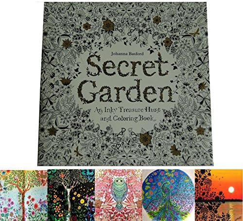 25cm x 25cm 96 Pages English Secret Garden Coloring Books for Adults Relieve Stress Kill Time Graffiti Painting Book Libros