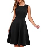 YIOYOLA Fit and Flare Cocktail Dress for Women Wedding Guest Business Work Semi Formal A Line Dresses 2025