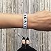 Body Candy Customizable White Silicone Stretch Personalized Message Bracelet