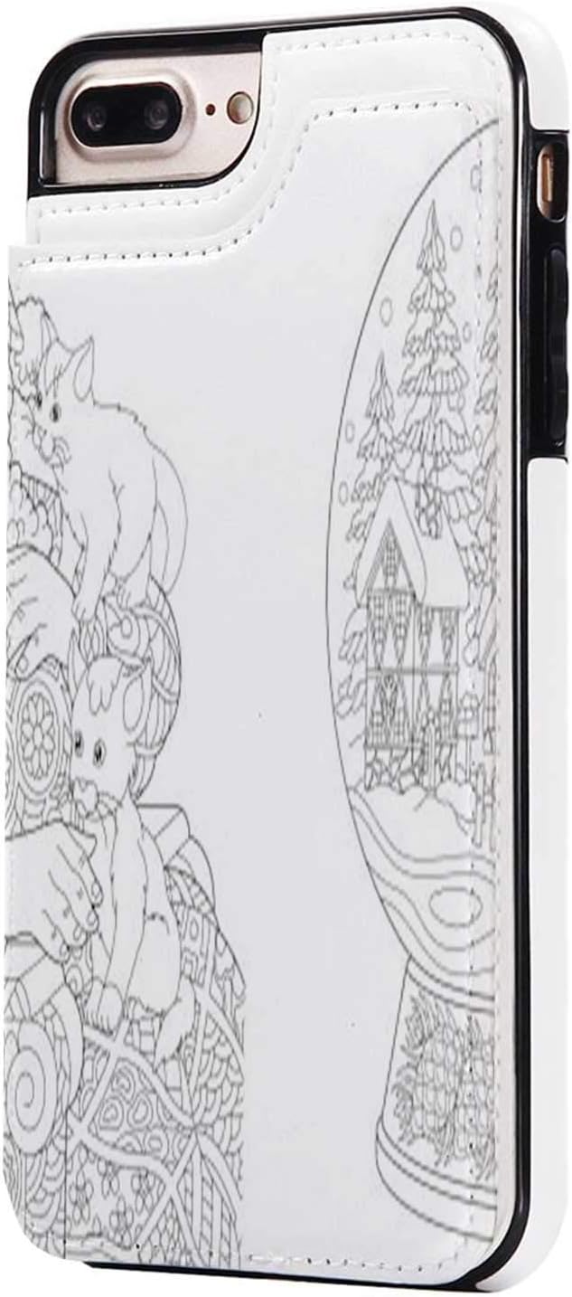 Amazon Com Coloring Pages With Ta Claus And Christmas Snow Globe Ukraine Compatible With Iphone 8 Plus Snow Globe Phone Case Ipone 7 8 Plus