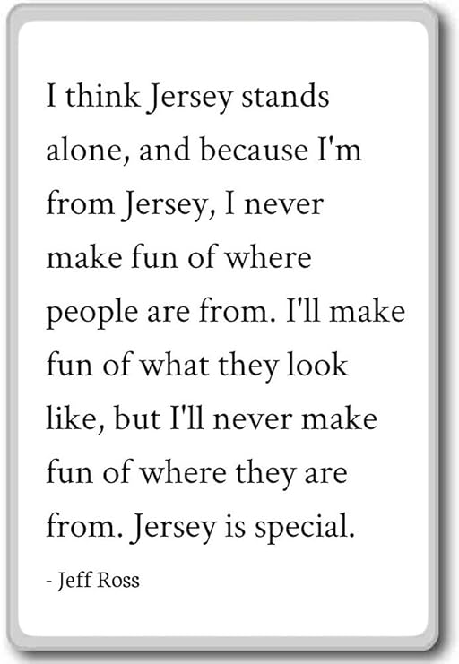 I think Jersey se queda solo, y porque soy de - Imán para nevera ...