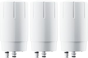Water Faucet Filter by DESENRUIS Compatible with Brita Faucet Filter,36311 On Tap Water Filter System, Compatible with FR-200, FF-100 Replacement filter,Reduce Lead and Chlorine,Pack of 3