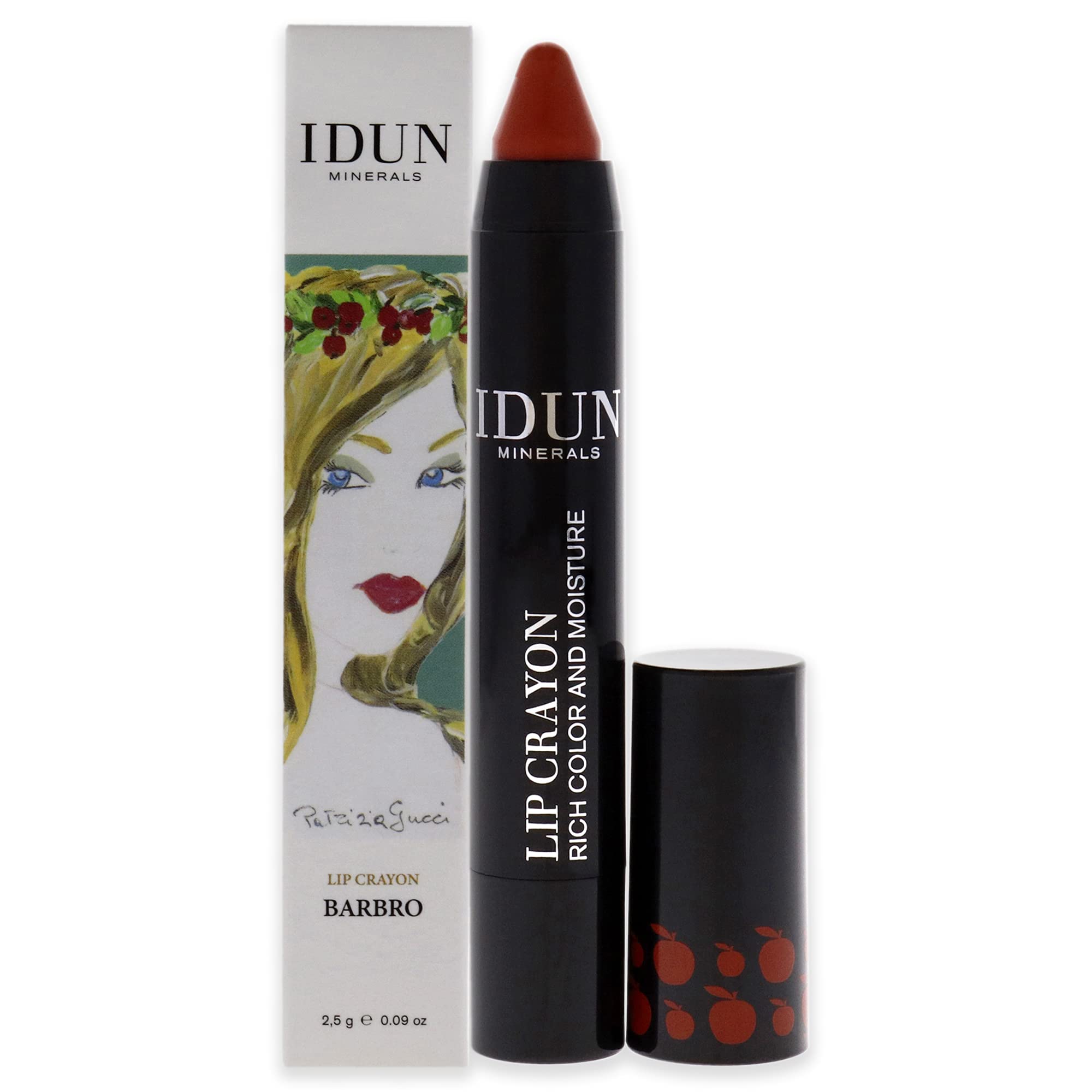 Idun Minerals Lip Crayon - 403 Barbro for Women 0.09 oz Lipstick