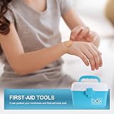 Zerodeko Lockable Medicine Storage Box 2 Layer Organizer for Safety view 8