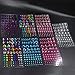 1500 PCS Self-Adhesive Rhinestone Sticker Body Gems Stickers Bling Self Adhesive Jewels Craft Jewels Crystal Gem Stickers Multi-Color & Shape Assorted Size 15 Sheets by Unixing