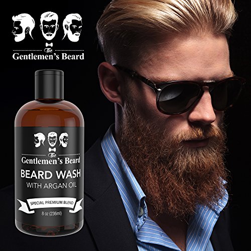 image for The Gentlemen's Beard Beard Wash with Argan Oil - Beard Shampoo & Soft