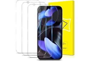 GiiYoon-3 PACK Screen Protector for Google Pixel 9/9 Pro Tempered Glass [HD Full Coverage] [Easy Installation] [Round Edge] [