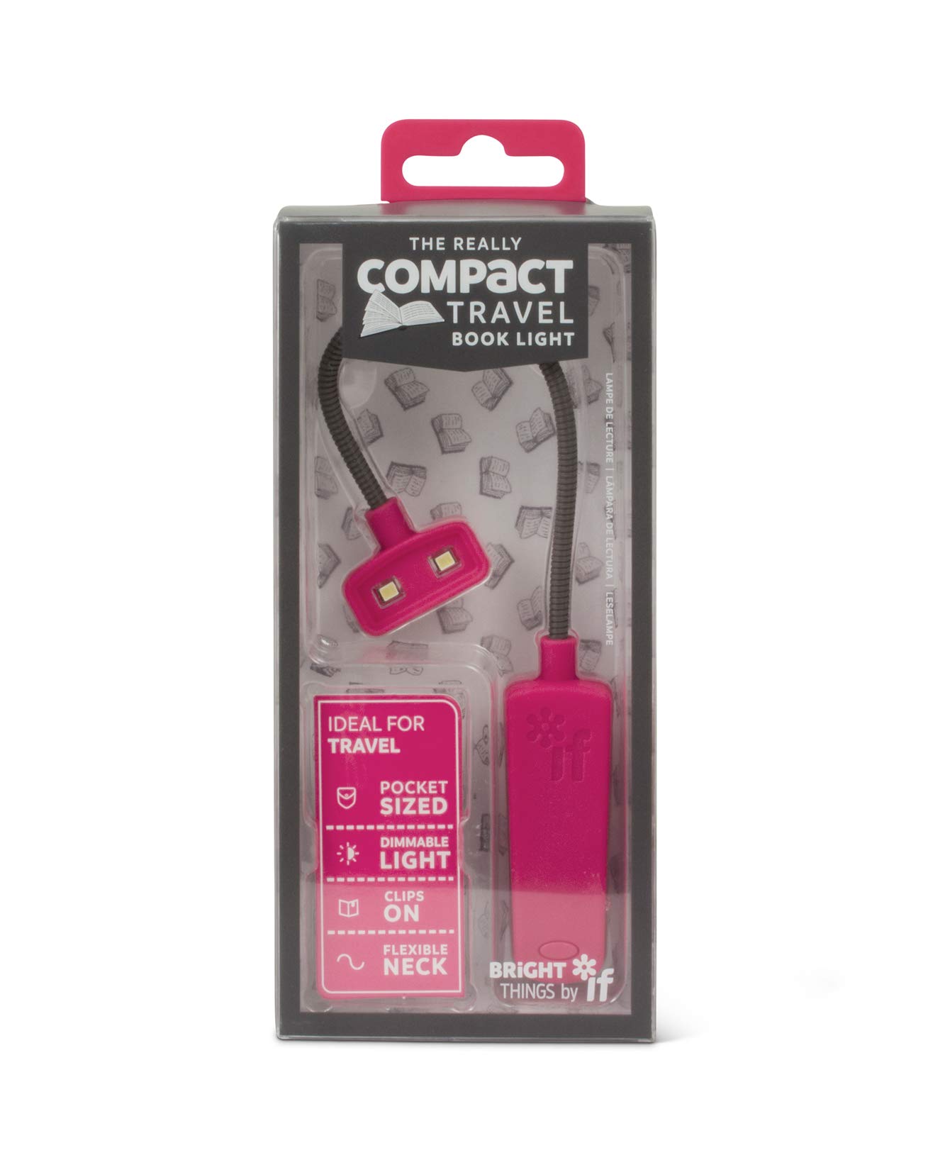 The Really Compact Travel Book Light (Pink)