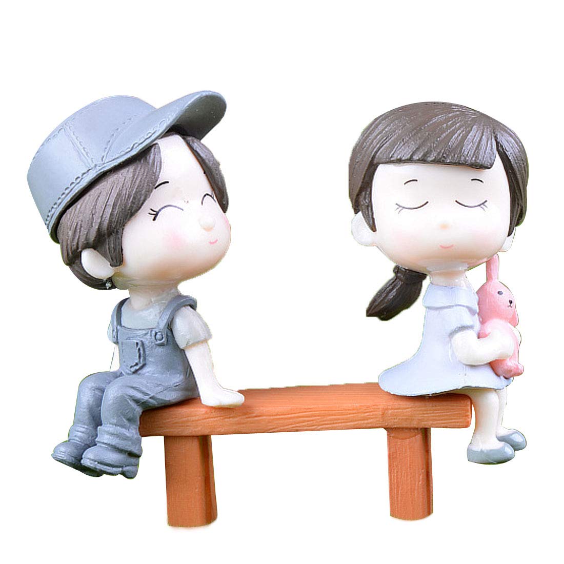 Best Kids On Bench Garden Statue