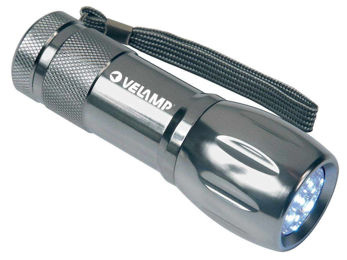 Torcia 9 LED in alluminio Adventure IN240 VELAMP