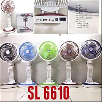 spacelite rechargeable fan