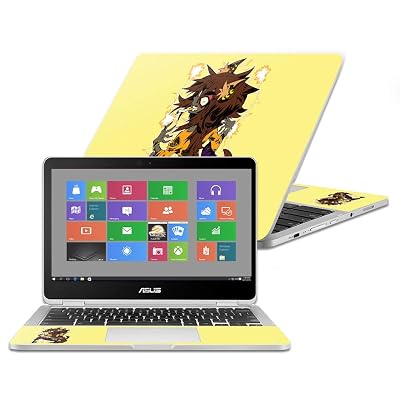 MightySkins Vinyl Skin For Asus Chromebook Flip C302CA – Protective Decal Wrap In Traveler Design