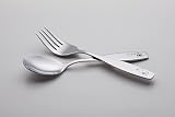 EXZACT Children Cutlery 6Pcs Stainless 18/10 Safari Giraffe Lion Kids view 4