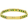 Stainless Steel Green and Yellow Beads Babalawo Amulet Protection Orula Bracelet for Men and Women - Unisex Stylish Good Luck Bracelet Perfect Addition to Jewelry Collection