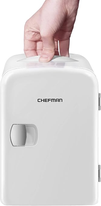 chefman mini portable compact personal fridge