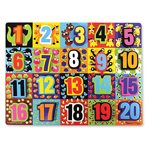 4 Melissa+Doug+Numbers+Wooden+Chunky