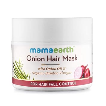 Mamaearth S Onion Hair Mask For Hairfall Control With Organic