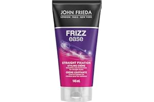 John Frieda Frizz Ease Straight Fixation Styling Crème for Sleek, Beautiful Hair (145 mL)
