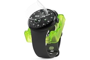 Ringke Dual Easy Pro [2 Pack] for Google Pixel Watch 4 Screen Protector (41mm) with Easy Installation Tool, Anti Scratch Self