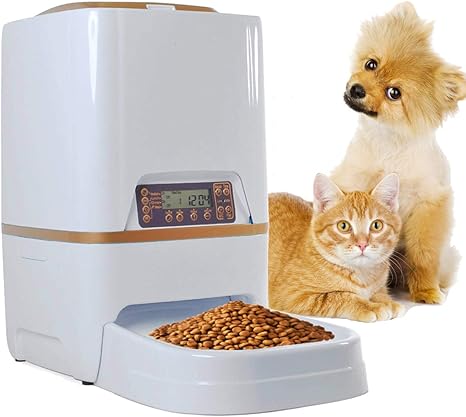 Amazon Com Sailnovo 6l Automatic Pet Feeder Food Dispenser For