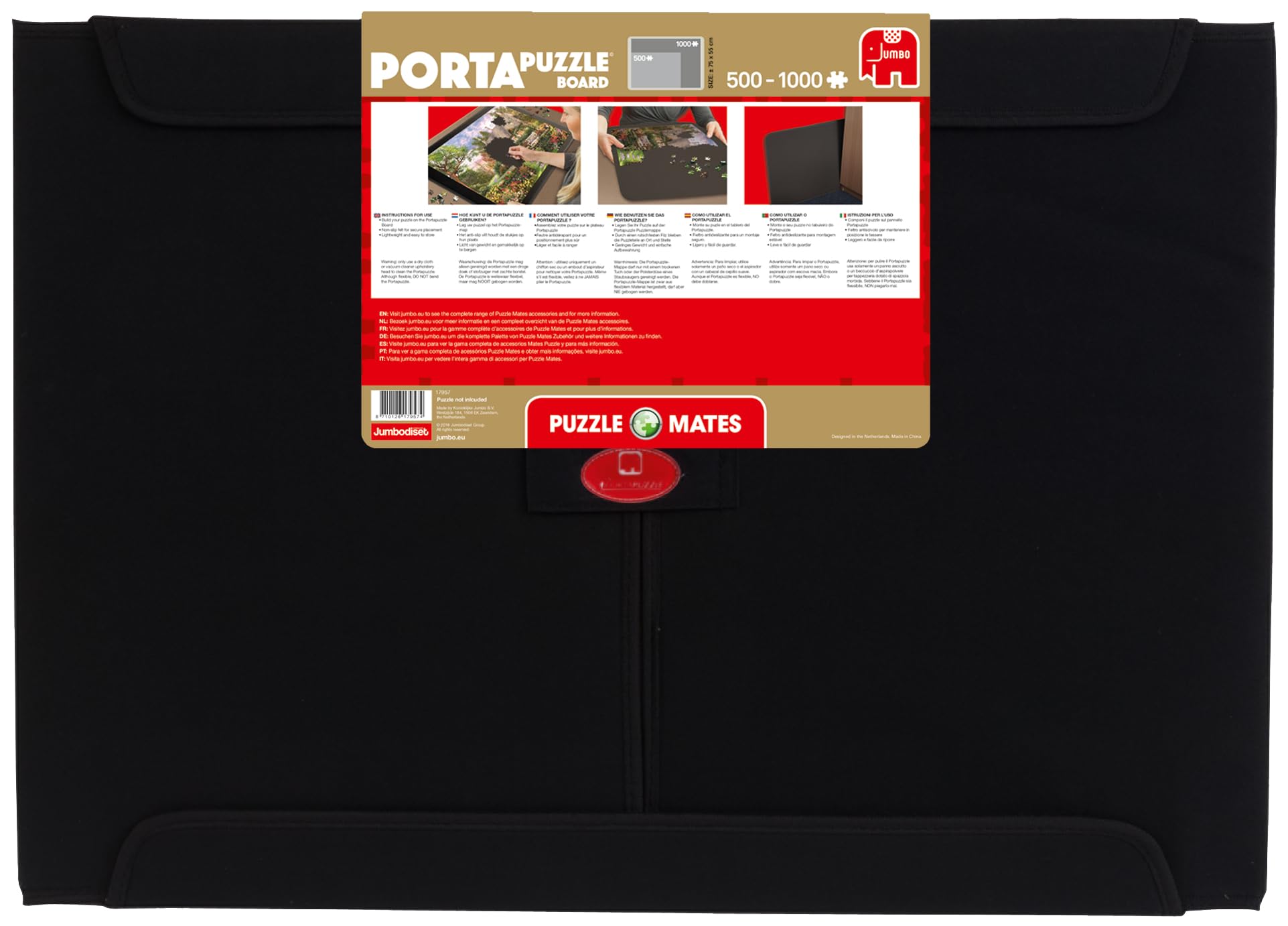 Jumbo Toys, Portapuzzle Board Up to 1000 PCE, for Ages 120