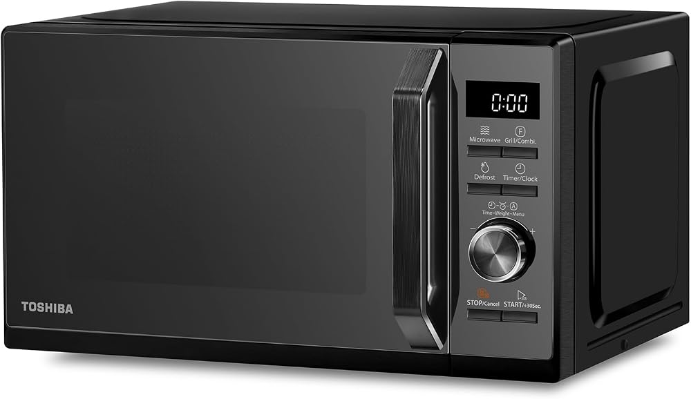 Toshiba 20L Digital Microwave Oven 800W Grill 1000W Combo Mirror Door