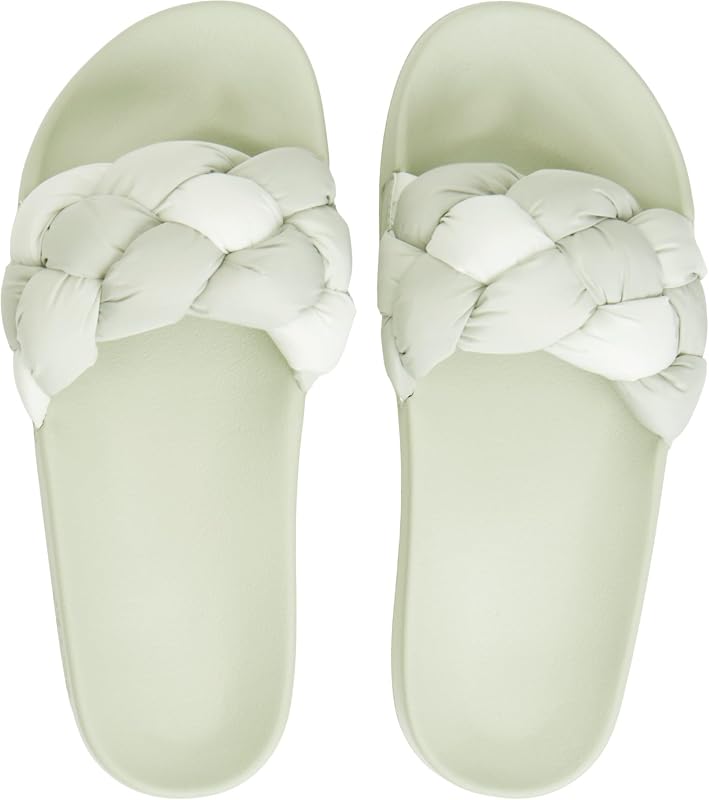 Claquettes tressées Tjw pour femme EN0EN02975, vert (dégradé de sauge brumeux), pointure 39
