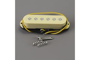 FLEOR Single Coil Pickup Ceramic Cream Middle Pickup Fit ST Style Electric Guitar