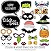 Big Dot of Happiness Trick or Treat - Monster & Witch Photo Props - Halloween Cutouts & Decorations - Fall Photo Booth Props - 20 Count