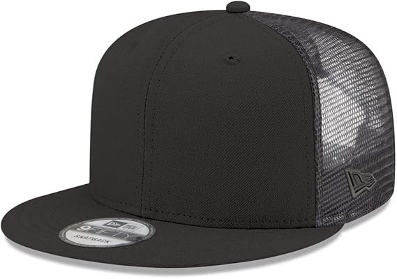 Blank New Era Custom 9fifty Trucker Cap Black Amazon Ca Clothing Accessories