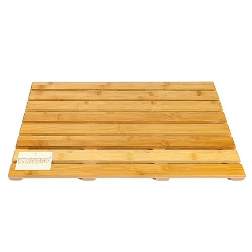 Rectangular Bamboo Slatted Duckboard Amazon.co.uk Kitchen & Home