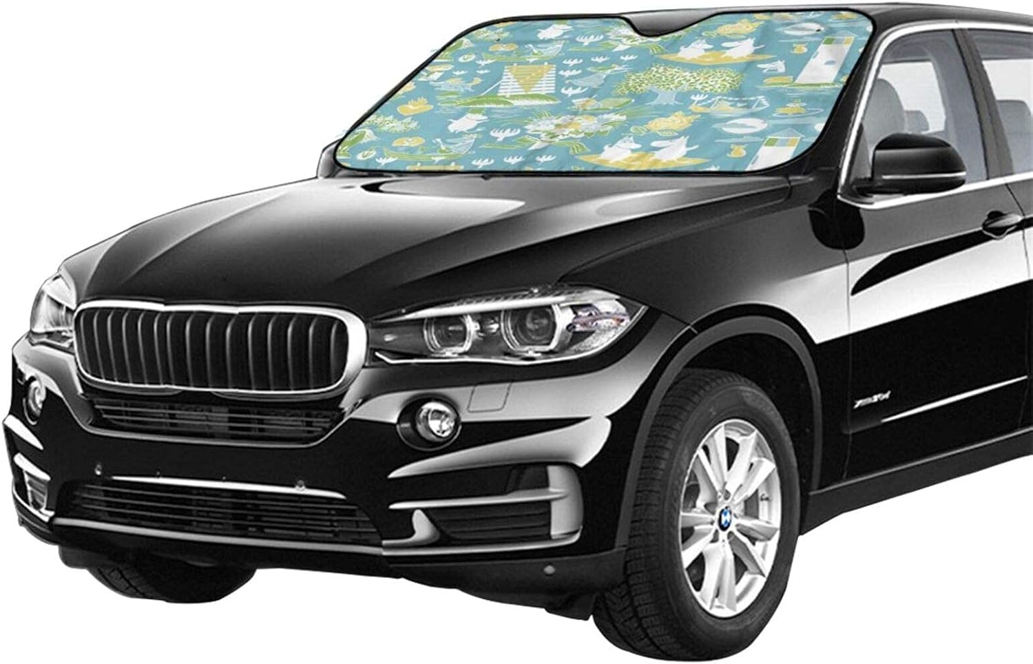 Amazon ムーミン 北欧 サンシェード 車 フロントサンシェード 日除け 軽自動車 吸盤 Uvカットキャラクター アニメ グッズ 雑貨 かわいい おしゃれ 人気 可愛い 車用品 130 70cm サンシェード 車 バイク