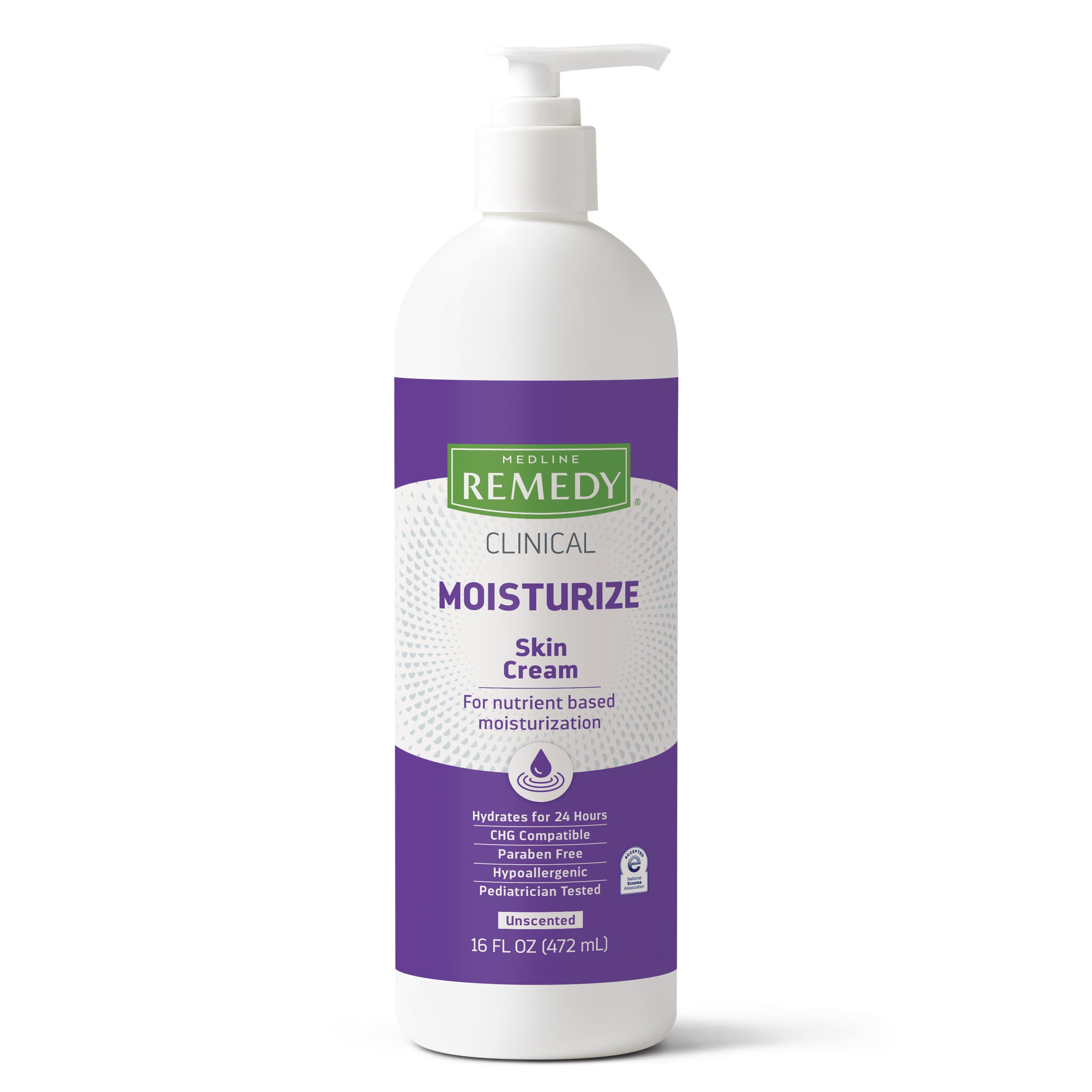 Photo 1 of Medline Remedy Phytoplex Nourishing Skin Cream, Unscented Skin Moisturizer, Paraben Free Body Lotion, 16 Fl Oz
