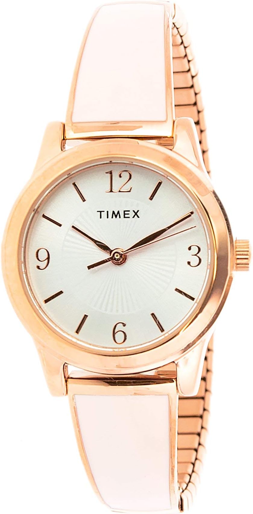 Women's Stretch Bangle TW2R98400 Rose-Gold Stainless-Steel Analog Quartz Dress Watch