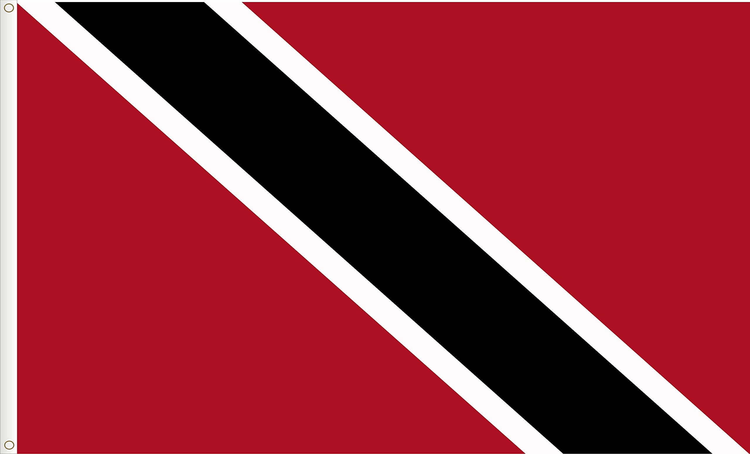 FLAG OF TRINIDAD AND TOBAGO. STANDARD SATIN QUALITY. LARGE SIZE 150X90
