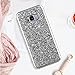 UrbanDrama Galaxy S8 Plus Case, Luxury Glitter Sparkly Crystal Rhinestone Dual Layer Hard PC Soft TPU Bumper Shockproof Protective Case Compatible Samsung Galaxy S8 Plus, Black