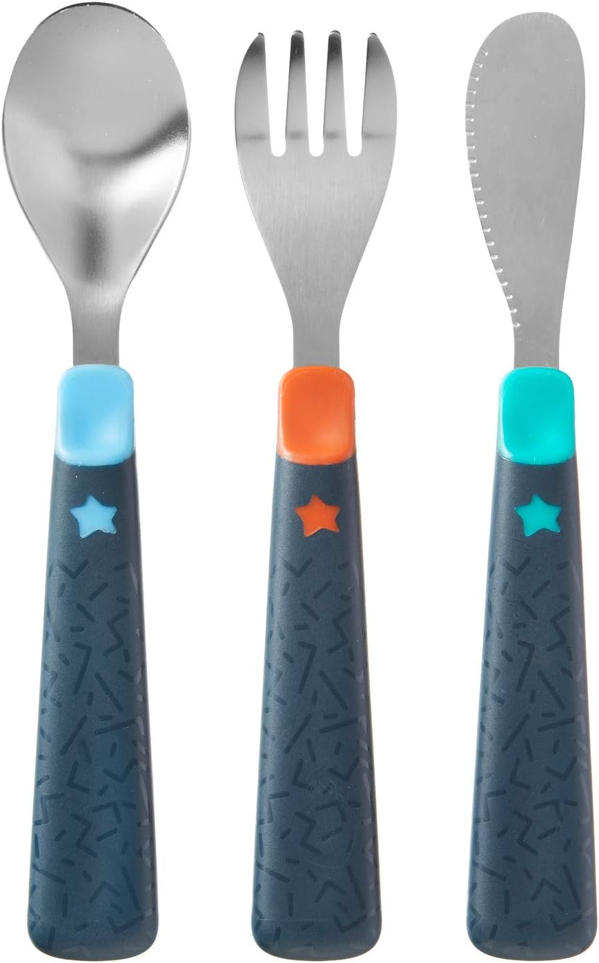 Tommee Tippee Stainless Steel First Cutlery Set, Suitable for 12m+ - Image 4