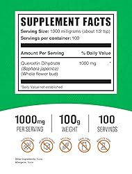 BulkSupplements.com Quercetin Dihydrate Powder