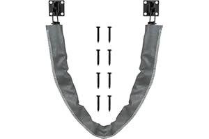 NUK3Y PRODUCTS K3 "Nuk3y Heavy Duty Storm Crash Chain with Solid Brass Bracket (Matte Black, 25-1/2"")"