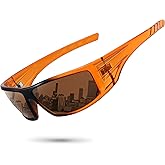 Ofwin Polarized Sports Sunglasses for Men Women Unbreakable Frame Cycling Fishing Wrap Around Sunglasses UV400 Protection